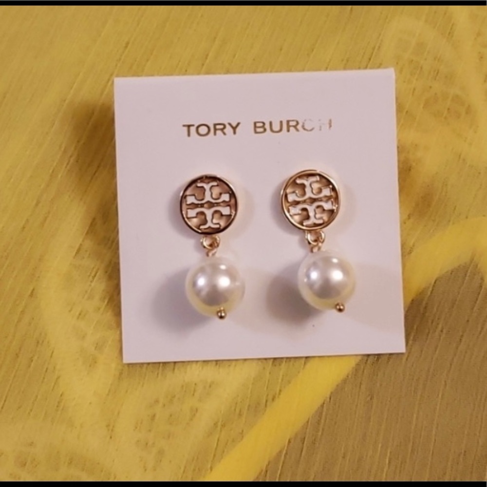 Tory Burch Pearl Drop Earrings
